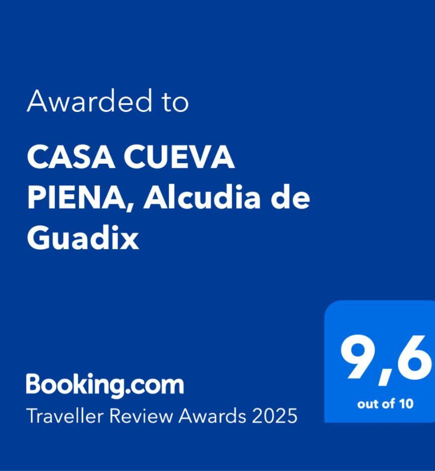 Casa Cueva Piena, Alcudia De Guadix Villa Kültér fotó
